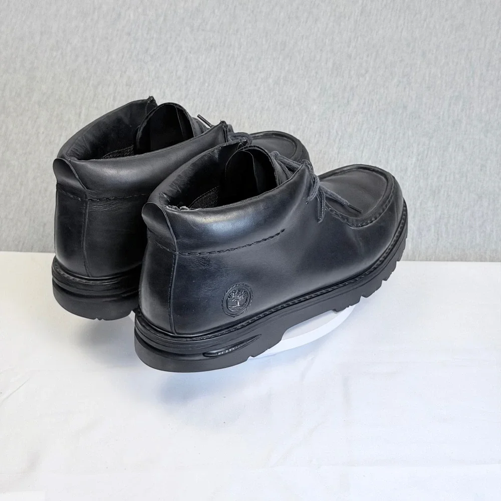 Timberland black leather